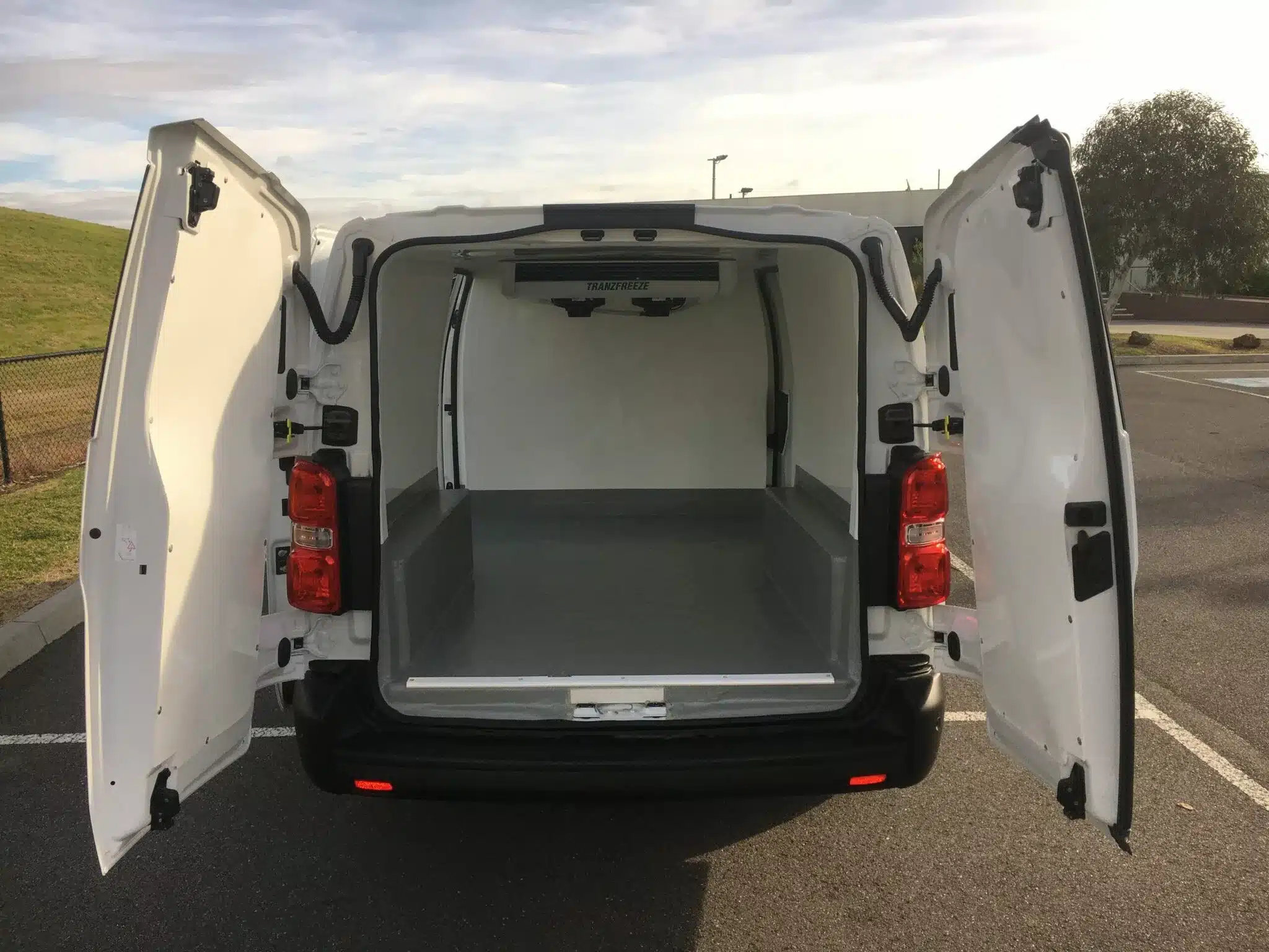 an image of white van tranzfreeze