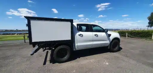 Ford Ranger dual cab ute fitted with a refrigerated body